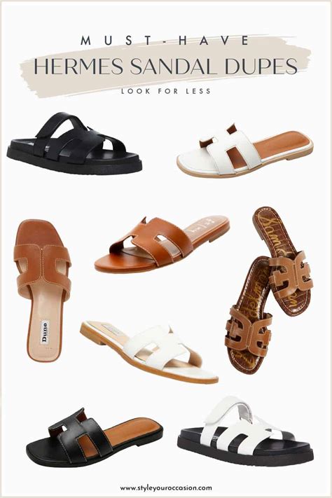 white hermes sandal dupe|hermes dupe sandals primark.